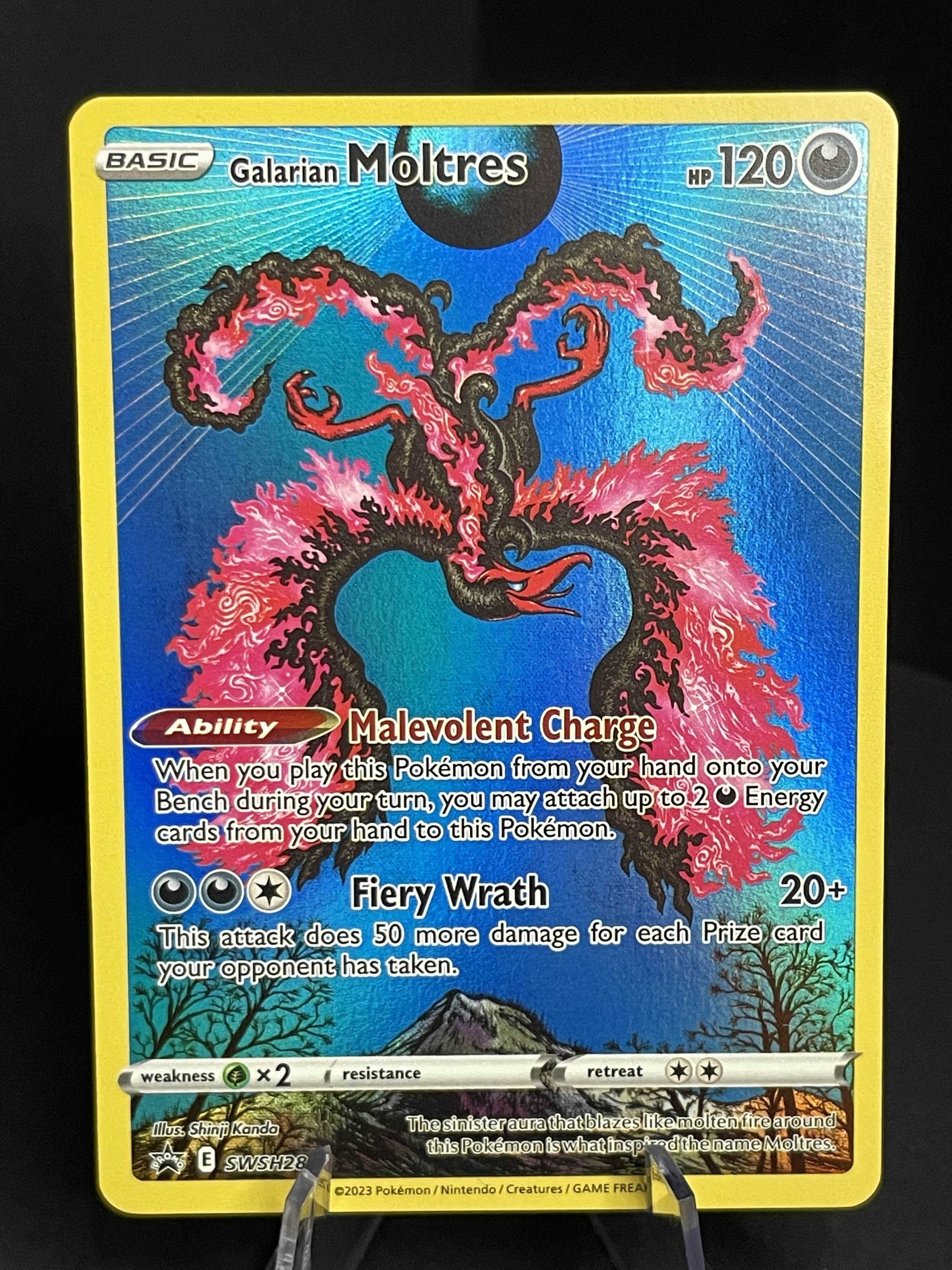 Galarian Moltres SWSH284 PROMO NM