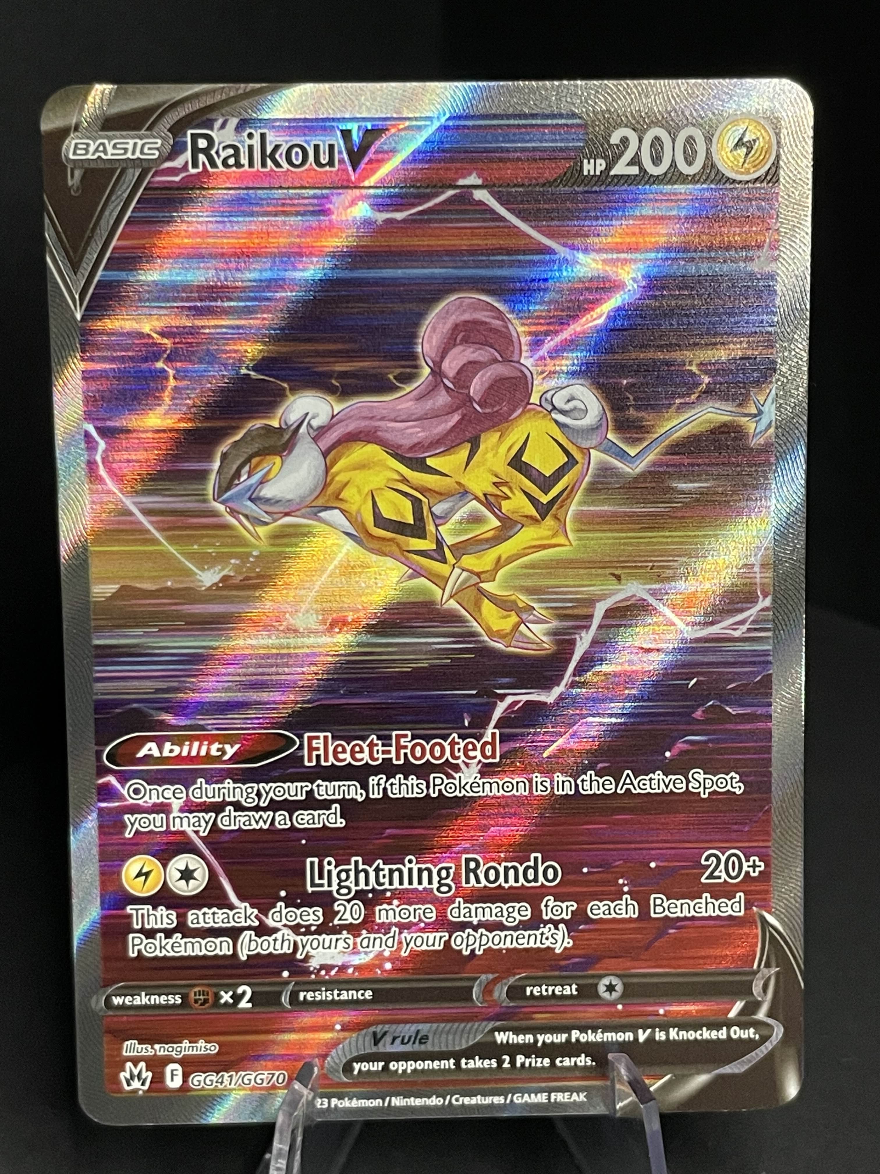 Raikou V GG41/GG70 Crown Zenith NM