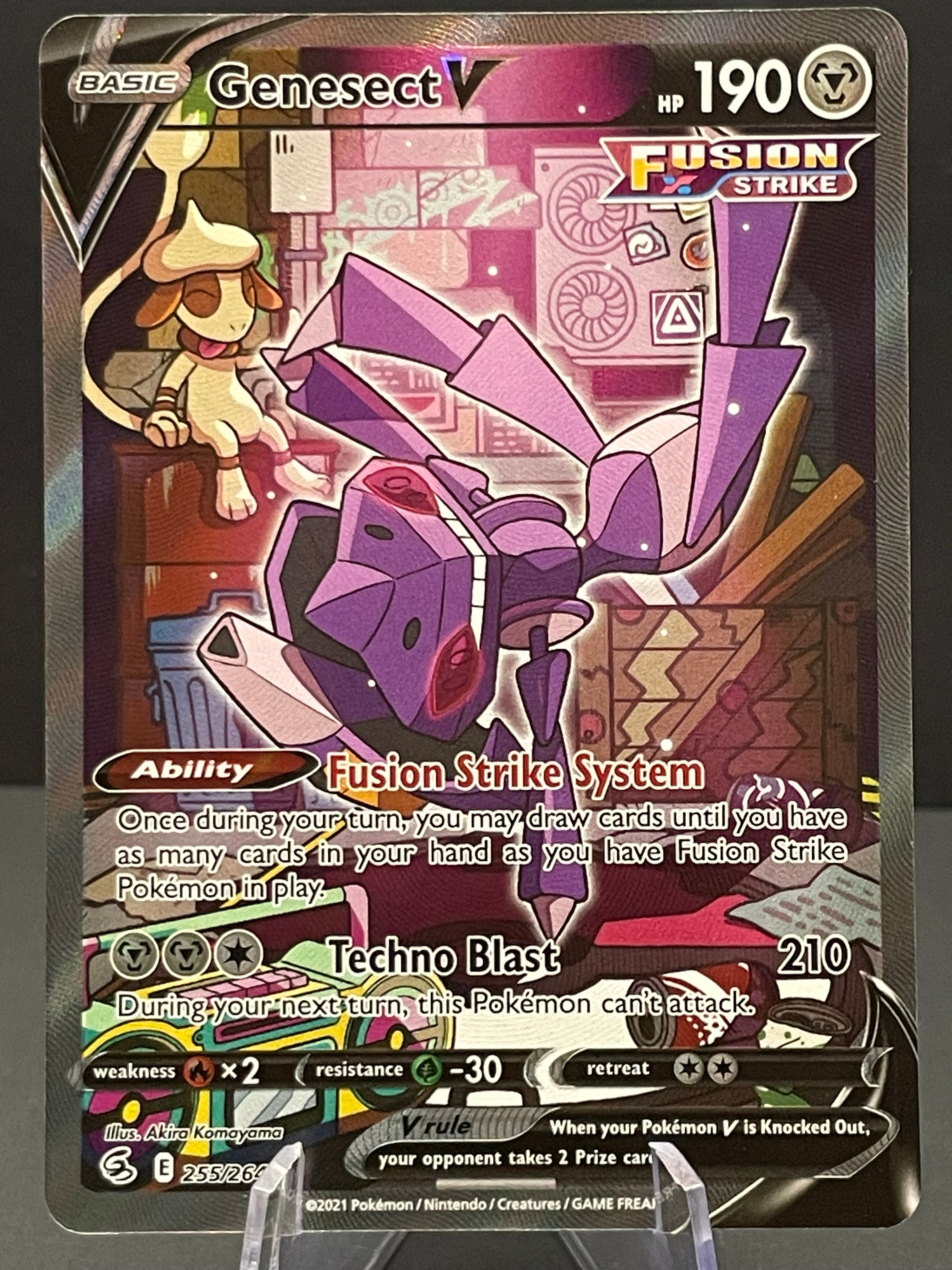 Genesect V 255/264 Fusion Strikes NM